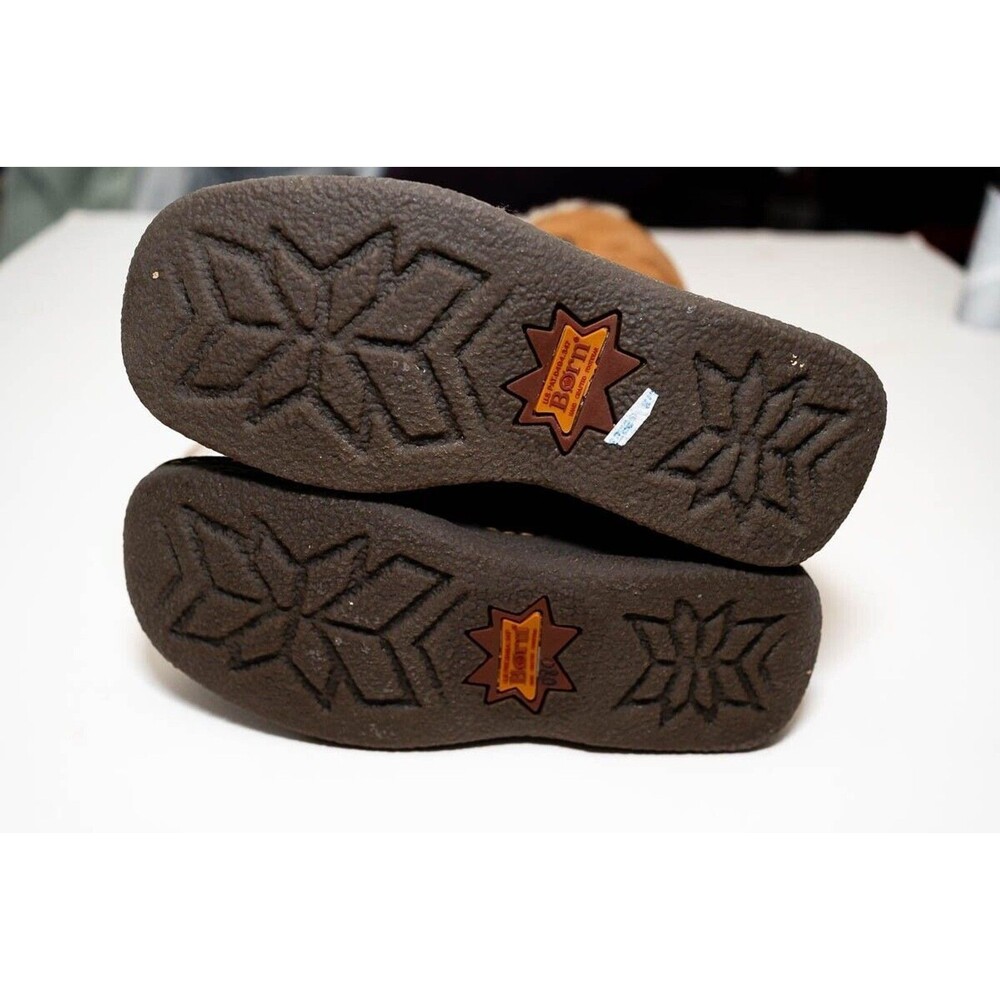 Born Women’s W6949 Nome Brown Leather & Shearling Lined Sherpa Lace Up Boots 6 - Picture 7 of 12
